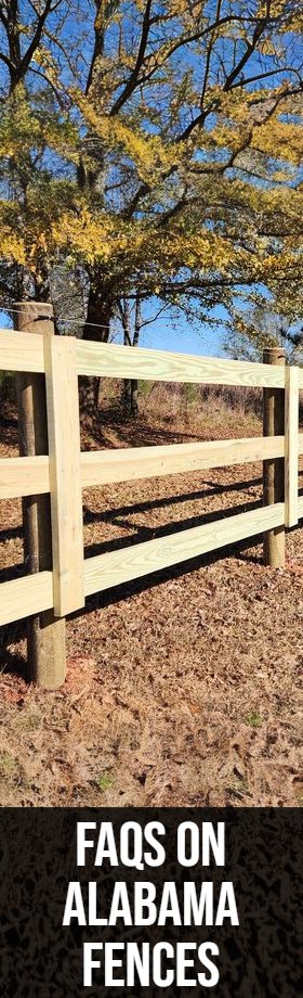 FAQs on Alabama Fences