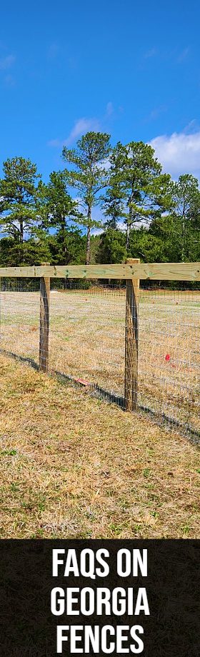 FAQs on Georgia Fences