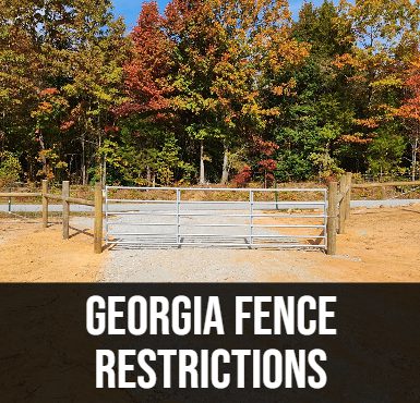 Georgia Fence Restrictions