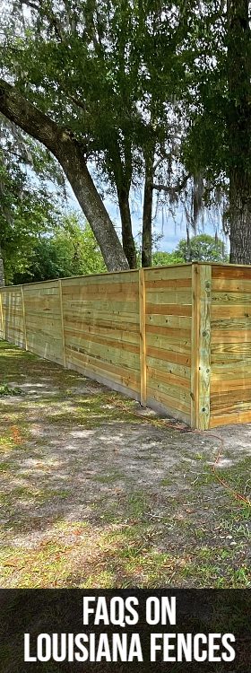 FAQs on Louisiana Fences