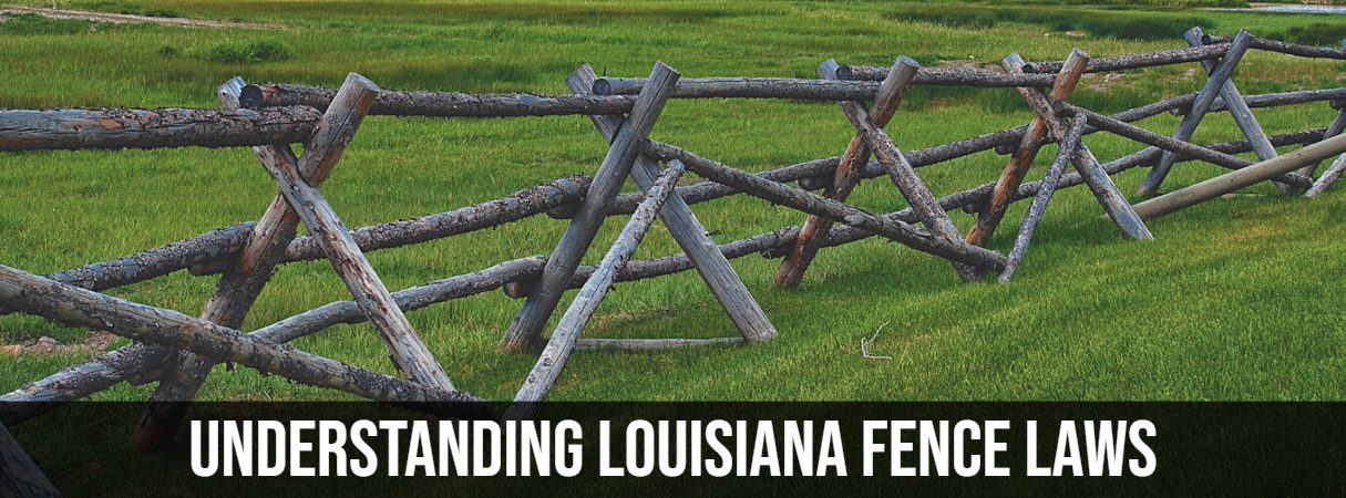 Louisiana Fence Laws