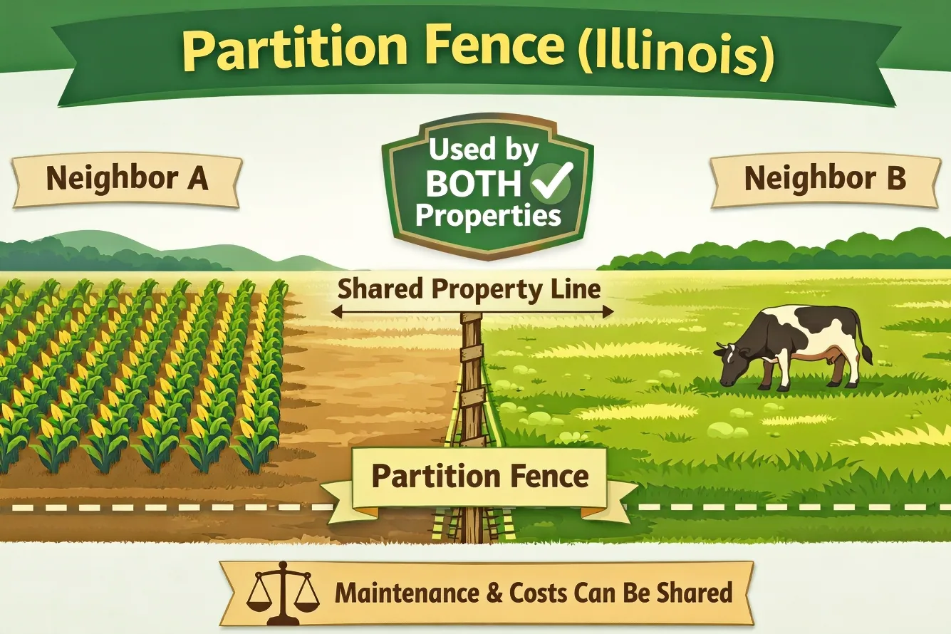 What Is a Partition Fence in Illinois