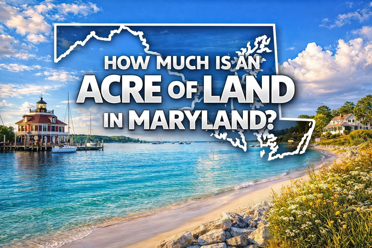 See what land is selling for across Maryland, from waterfront acreage to rural tracts, with a clear breakdown of current per-acre values.